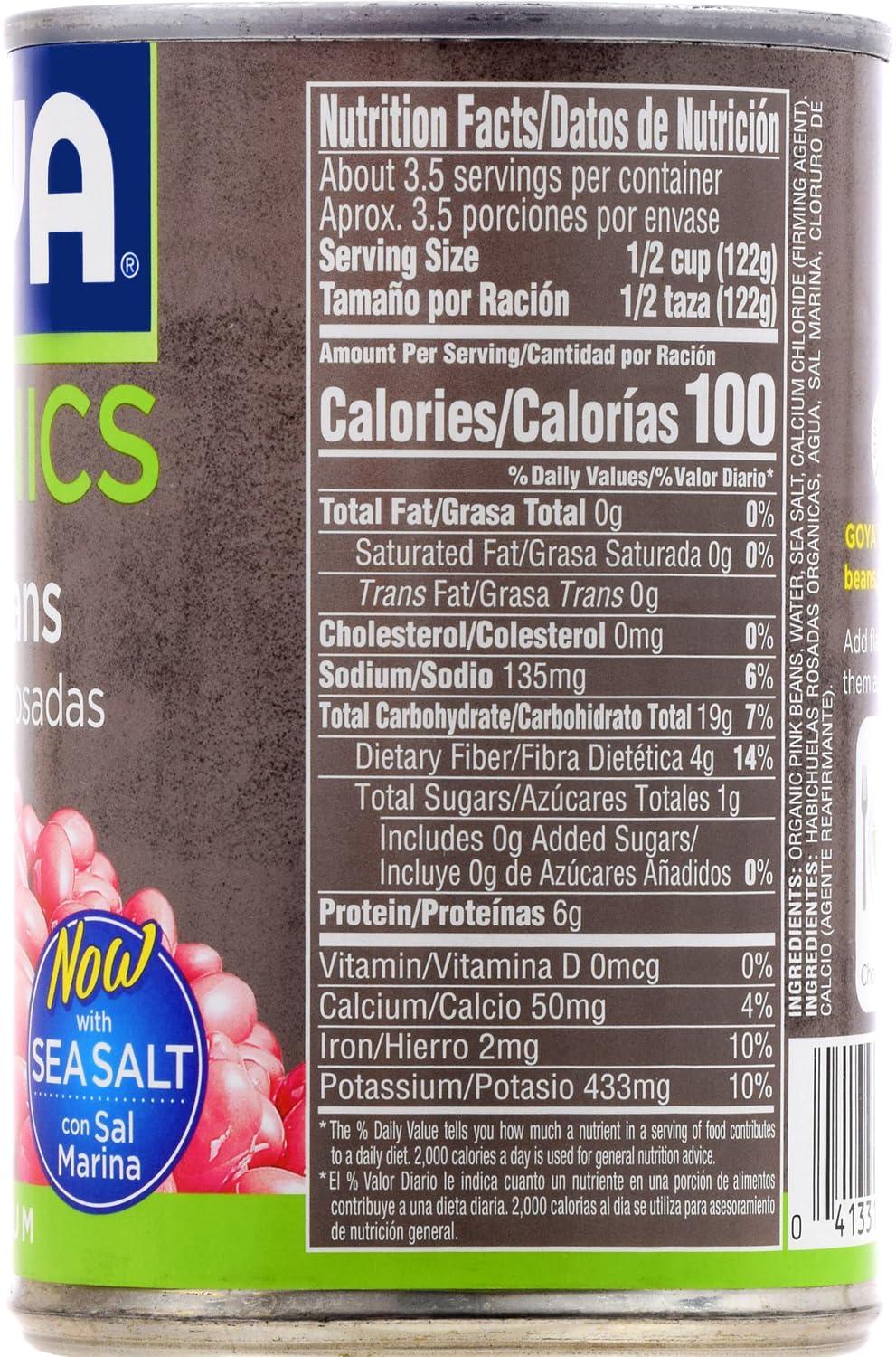 image:imageGoya Foods Organic Pink Beans 155 Ounce Pack of 24 Natural