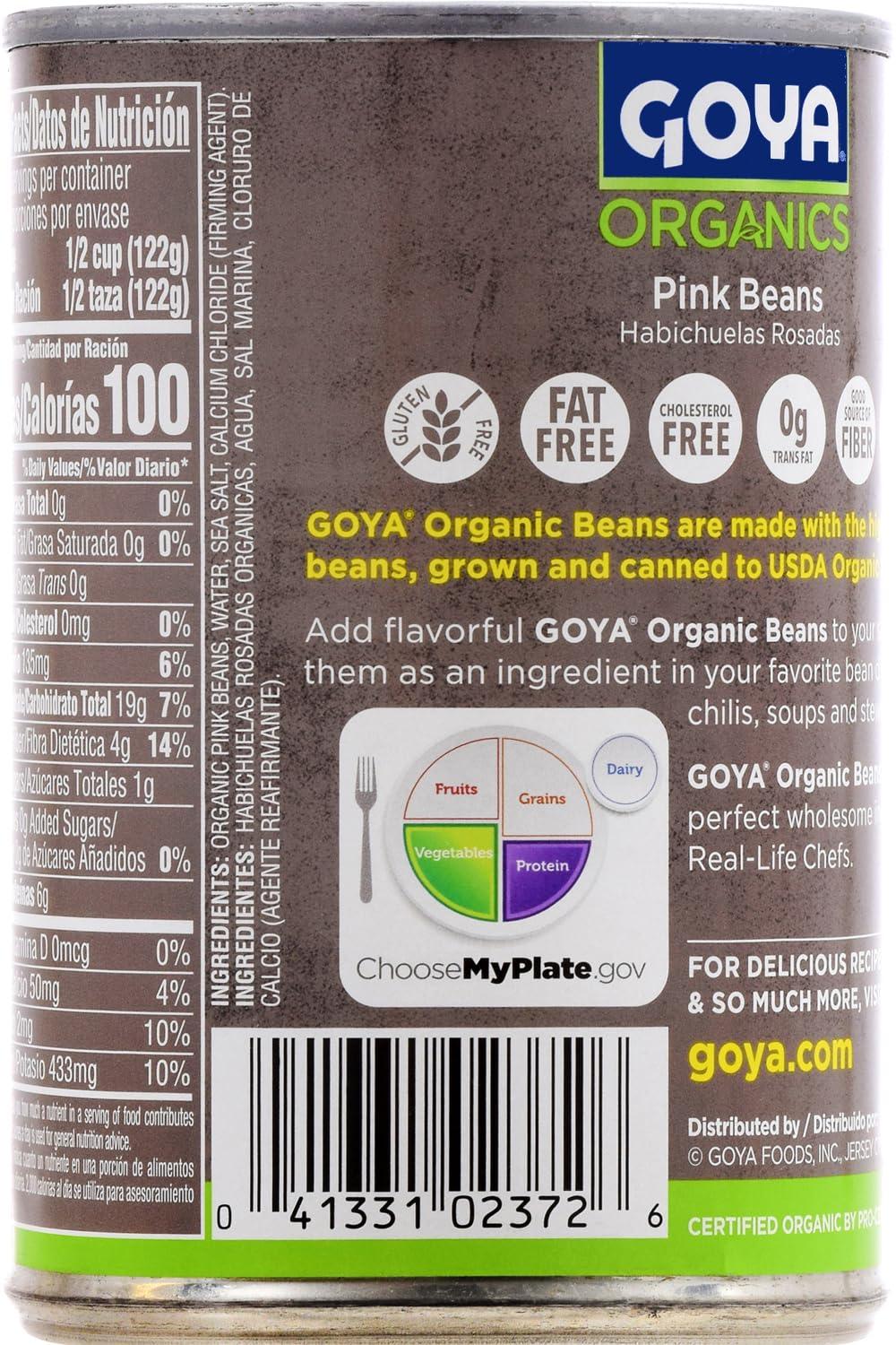image:imageGoya Foods Organic Pink Beans 155 Ounce Pack of 24 Natural
