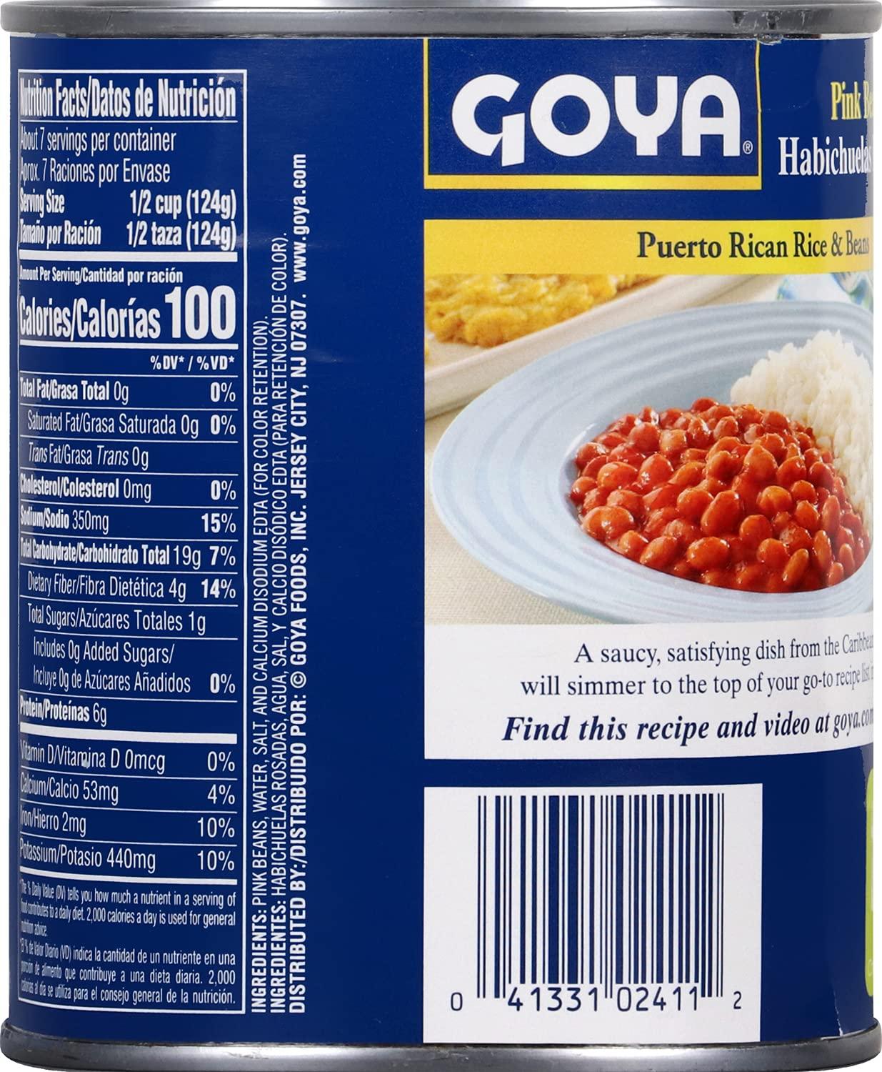 image:imageGoya Foods Pink Beans 155 Ounce Pack of 24 240629 Ounce Pack of 12