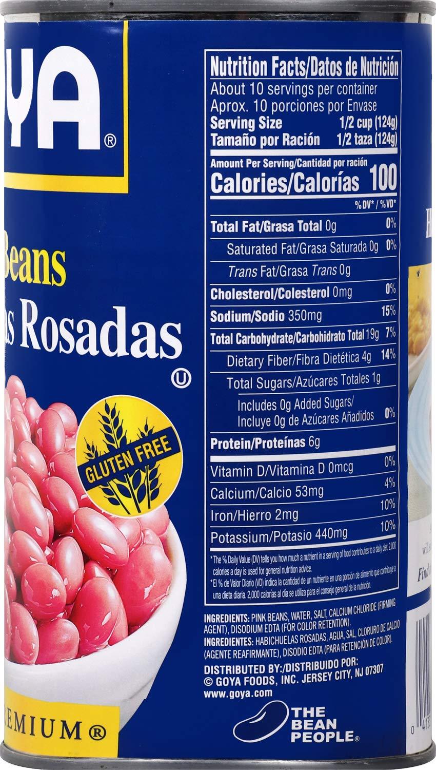 image:imageGoya Foods Pink Beans 155 Ounce Pack of 24 240646 Ounce Pack of 12