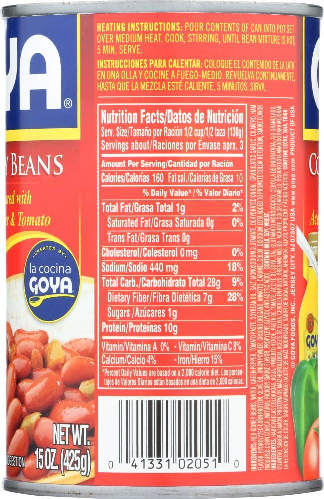 image:imageGoya Foods Red Kidney Beans in Sauce Guisadas 15Ounce Pack of 24150 Ounce Pack of 6