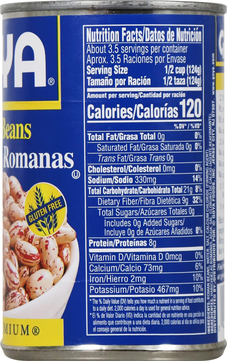 image:imageGoya Foods Roman Beans 155 Ounce Pack of 24155 Ounce Pack of 24