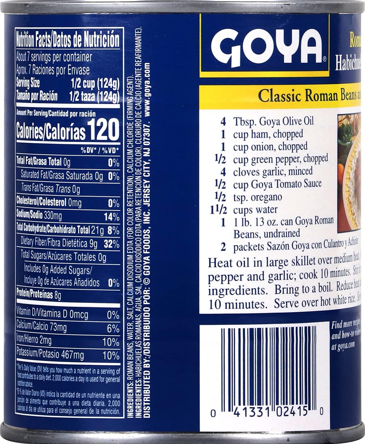 image:imageGoya Foods Roman Beans 155 Ounce Pack of 2429 Ounce Pack of 12