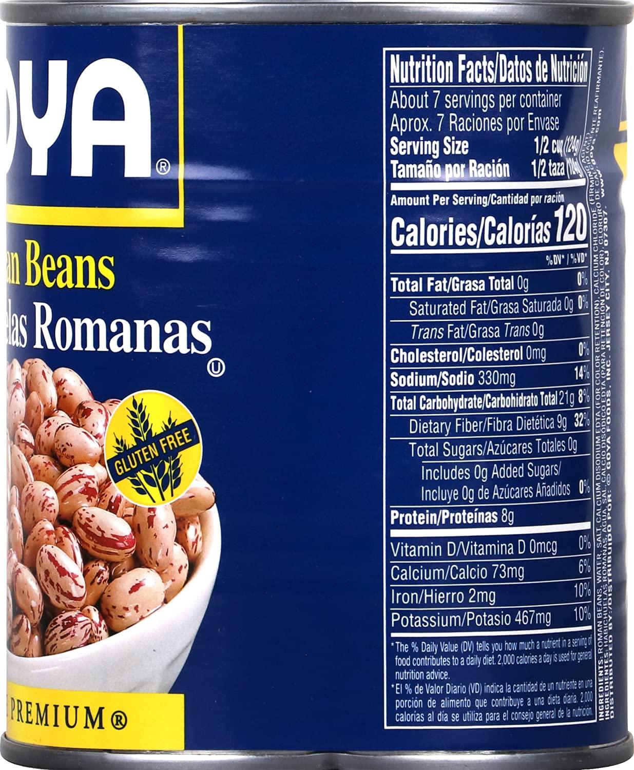 image:imageGoya Foods Roman Beans 155 Ounce Pack of 2429 Ounce Pack of 12