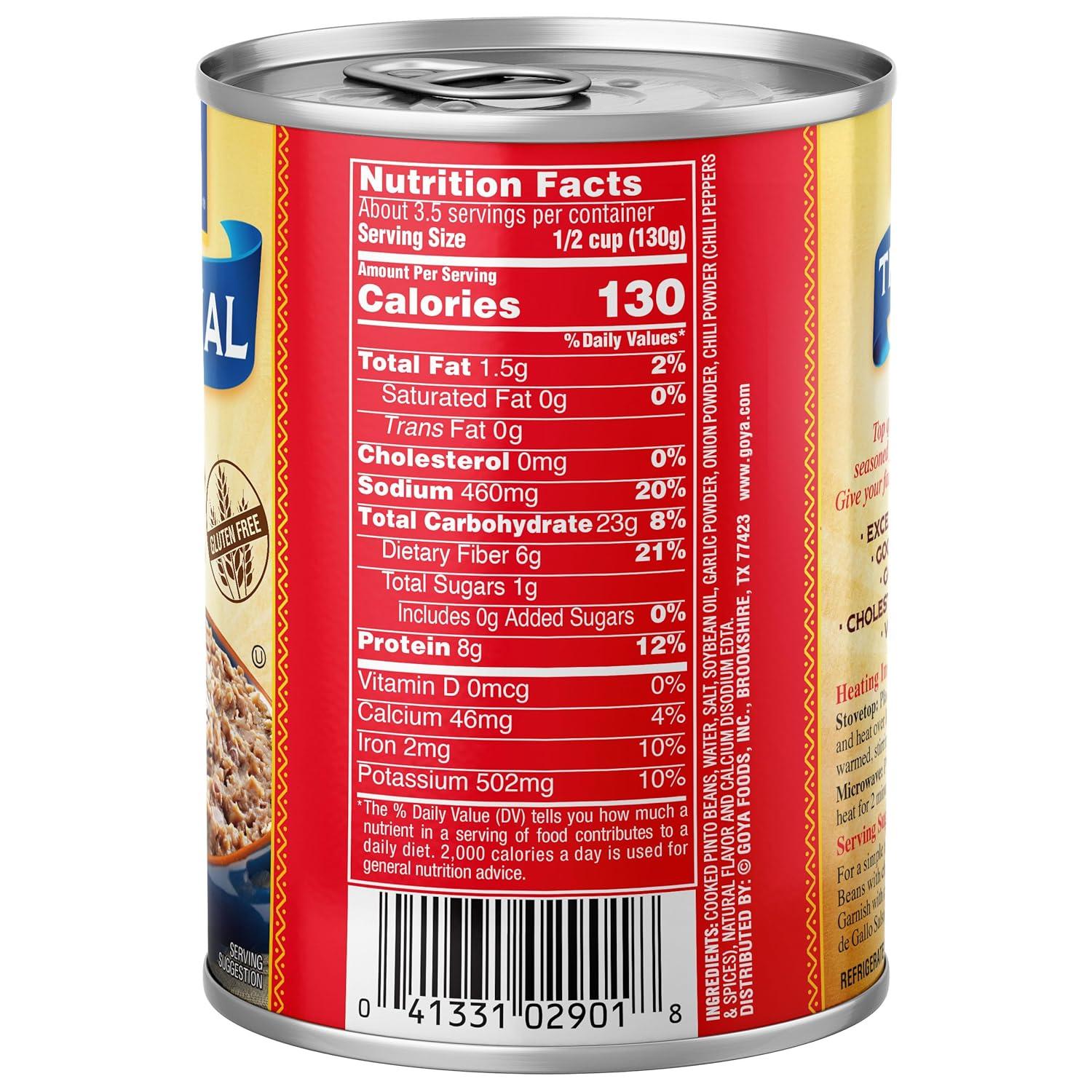 image:imageGoya Foods Traditional Refried Beans 16Ounce Pack of 2416 Ounce Pack of 1