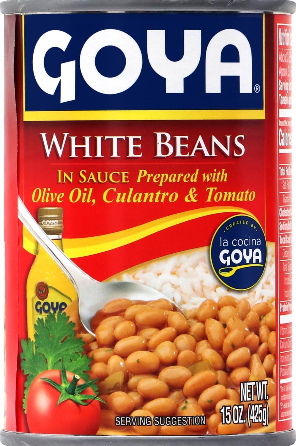 image:imageGoya Foods White Beans in Sauce Guisadas 15Ounce Pack of 24