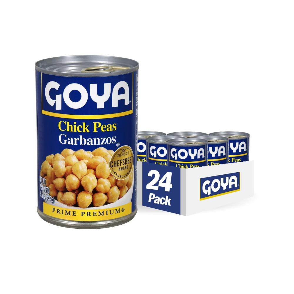 image:imageGoya Foods Chick Peas Garbanzo Beans 155 Ounce Pack of 8155 Ounce Pack of 24