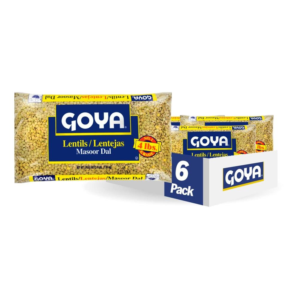 image:imageGoya Foods Lentils Dry 16 Ounce Pack of 244 Pound Pack of 6