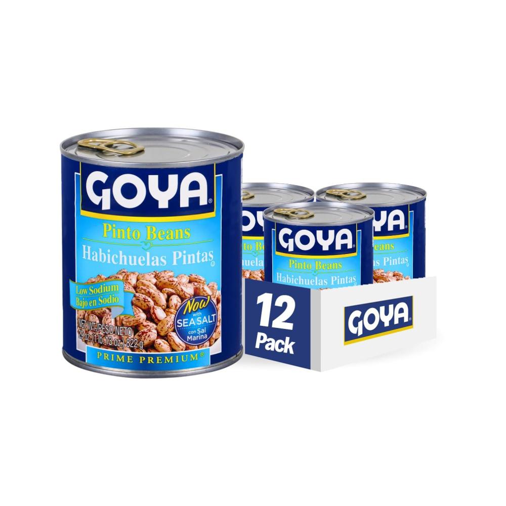image:imageGoya Foods Low Sodium Pinto Beans 155 Ounce Pack of 2429 Ounce