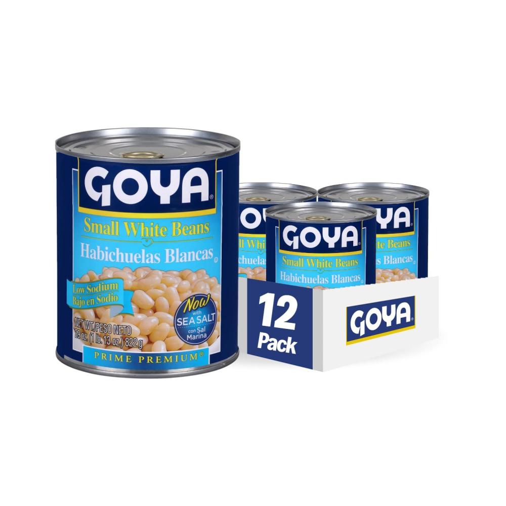 image:imageGoya Foods Low Sodium Small White Beans 155 Ounce Pack of 2429 Ounce