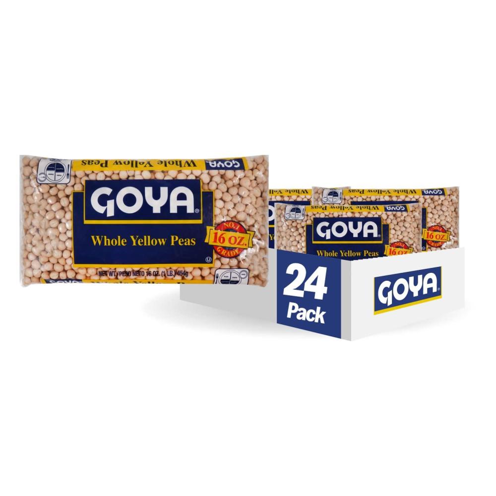 image:imageGoya Foods Whole Yellow Peas Dry 16 Ounce Pack of 24