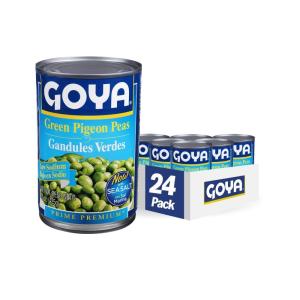 image:imageGoya Foods Green Pigeon Peas Gandules Low Sodium 15Ounce Pack of 24