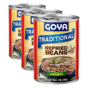image:imageGoya Foods Traditional Refried Beans 16Ounce Pack of 2416 Ounce Pack of 3
