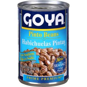 image:imageGoya Pinto Beans Low Sodium NonGMO 155 Ounce Can