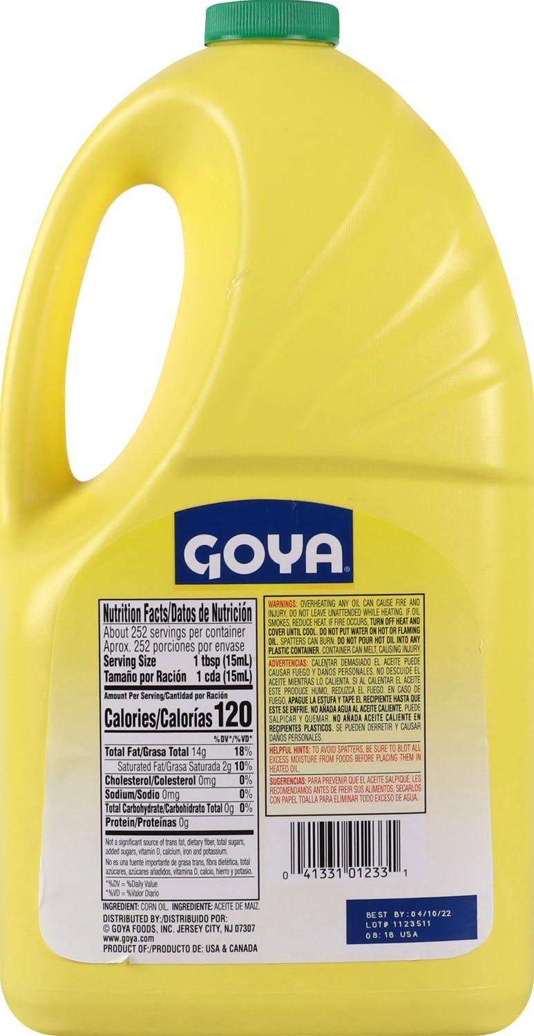 image:imageGoya Foods 100 Pure Pure Corn Oil 128 Ounce 1 Gallon Pack of 6128 Ounce