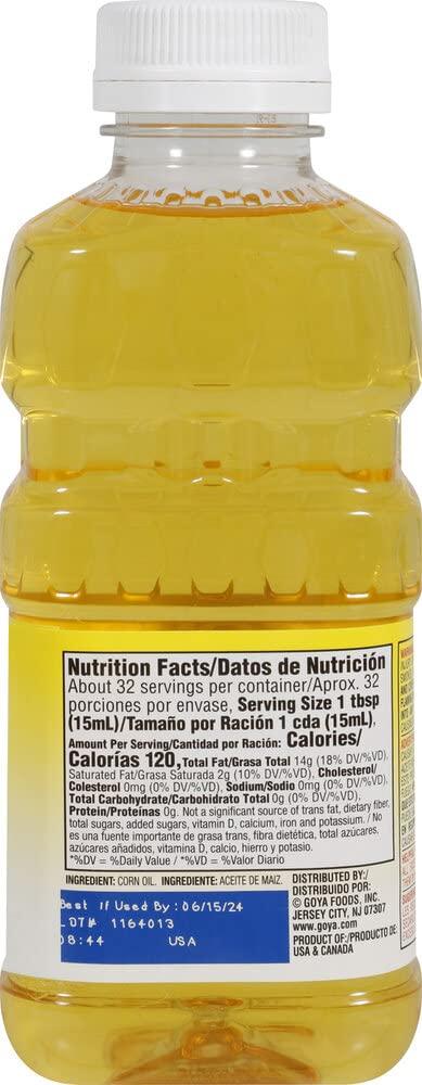 image:imageGoya Foods 100 Pure Pure Corn Oil 128 Ounce 1 Gallon Pack of 616 Ounce