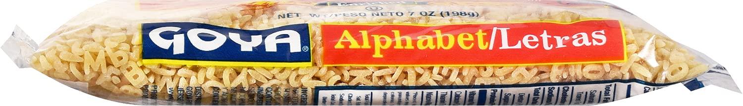 image:imageGoya Foods Alphabet Letras Pasta 7 Ounce Pack of 20Alphabet Pasta