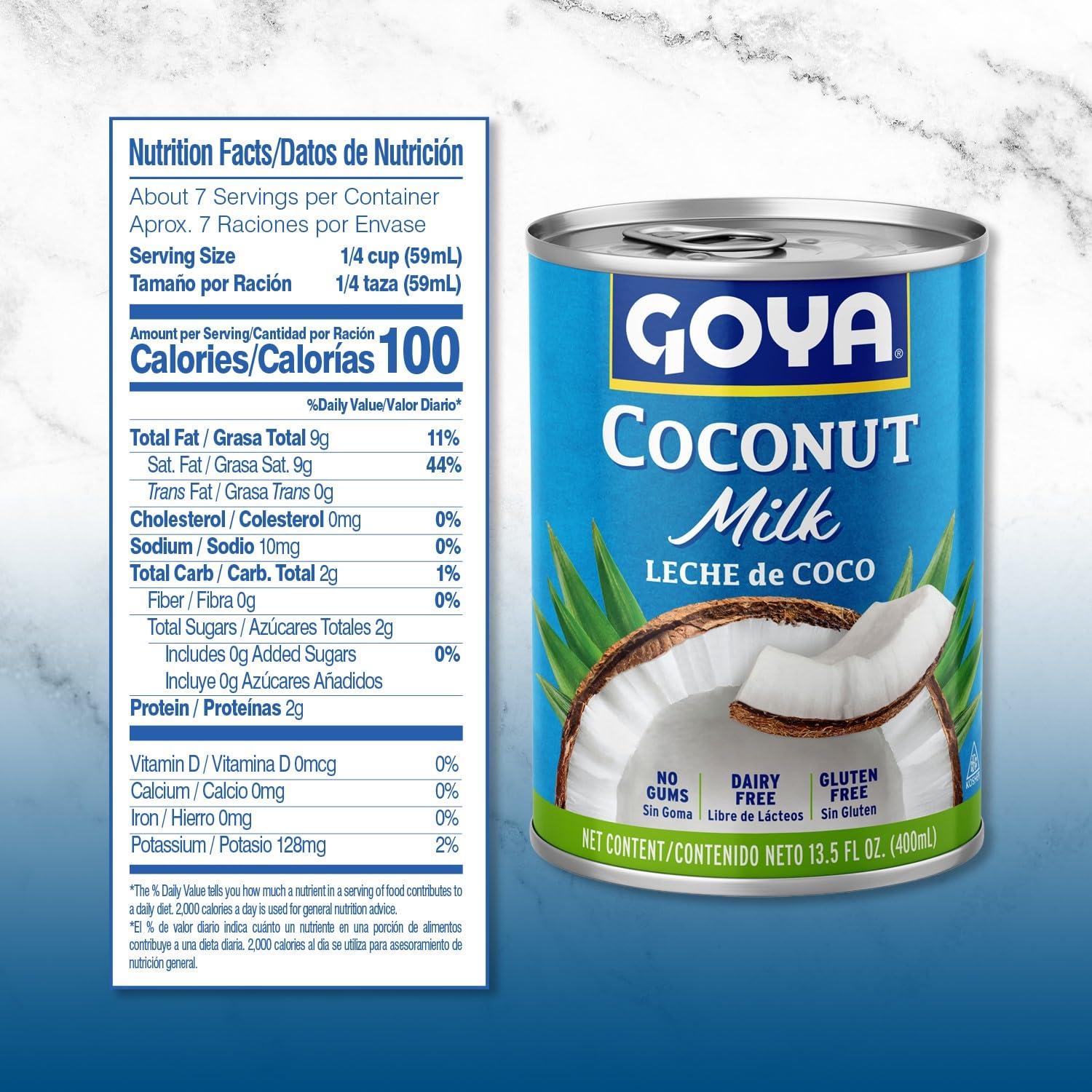 image:imageGoya Foods Coconut Milk 135 Ounce Pack of 6135 Fl Oz Pack of 24