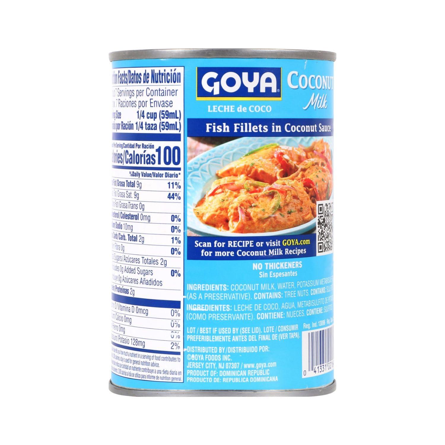 image:imageGoya Foods Coconut Milk 135 Ounce Pack of 6135 Ounce Pack of 6