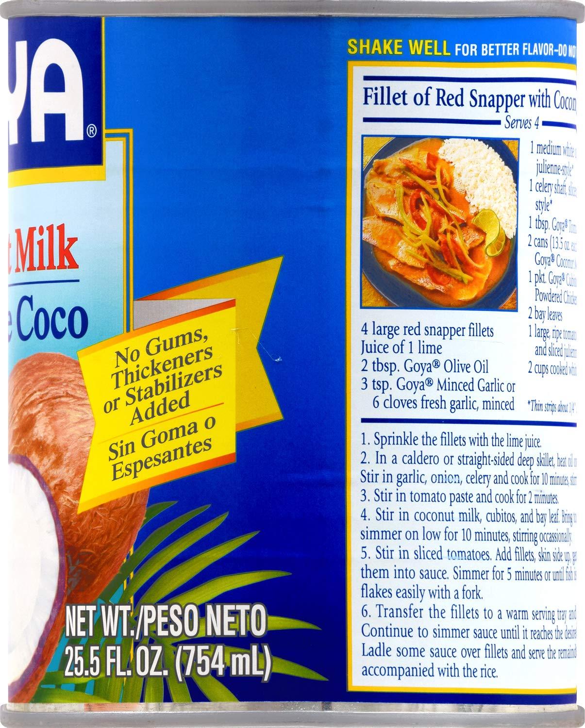 image:imageGoya Foods Coconut Milk 135 Ounce Pack of 6255 Fl Oz Pack of 12
