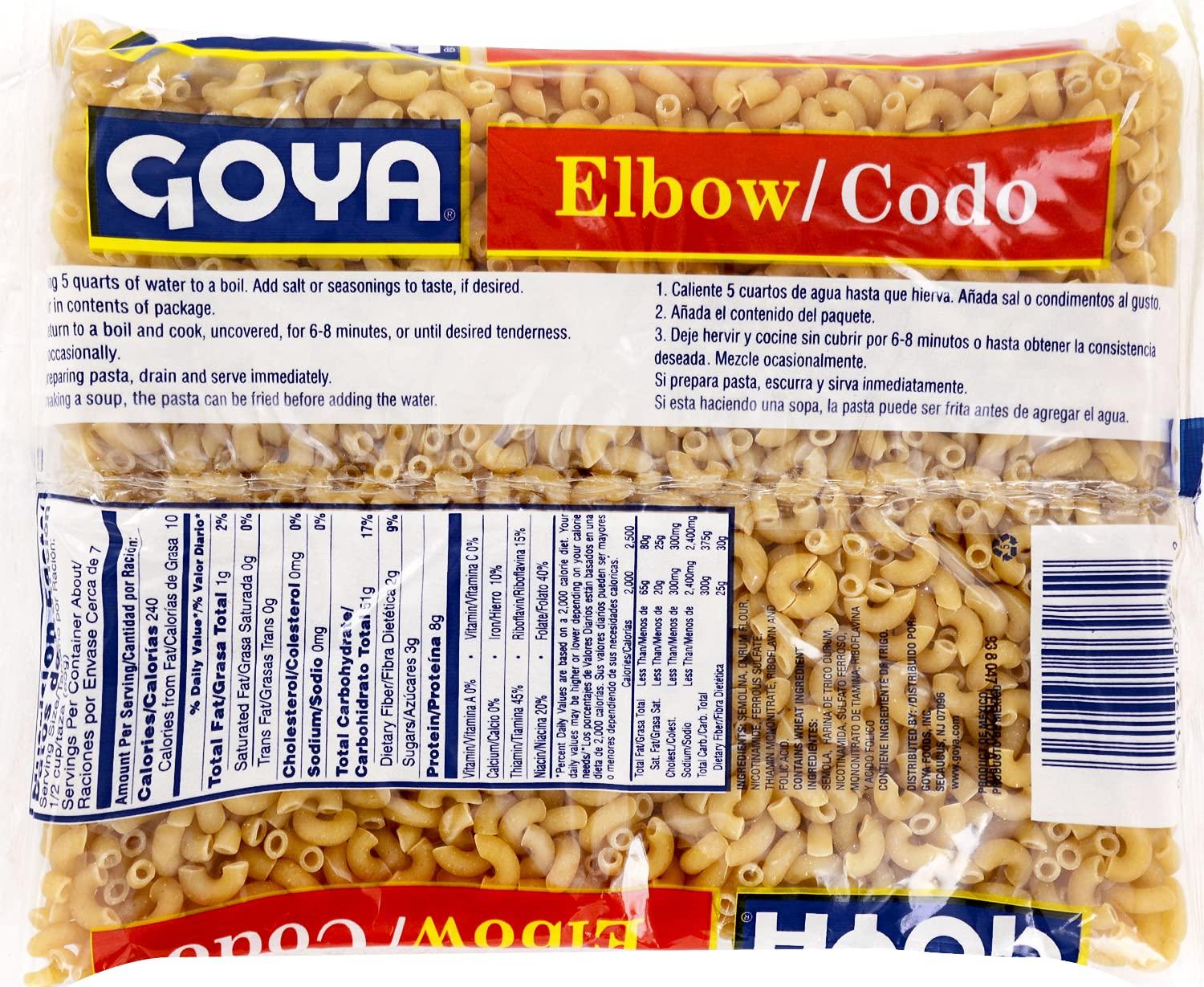 image:imageGoya Foods CoditosElbow Pasta 7Ounce Pack of 201 Pound Pack of 20
