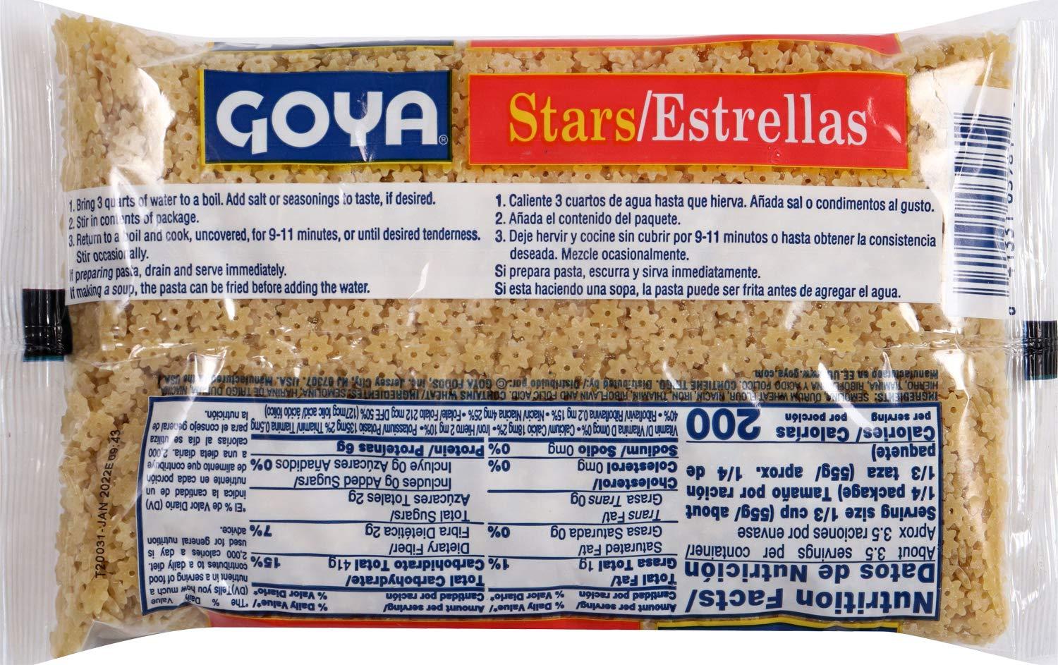 image:imageGoya Foods Estrellas Stars Pasta 7Ounce Pack of 20Enriched Macaroni