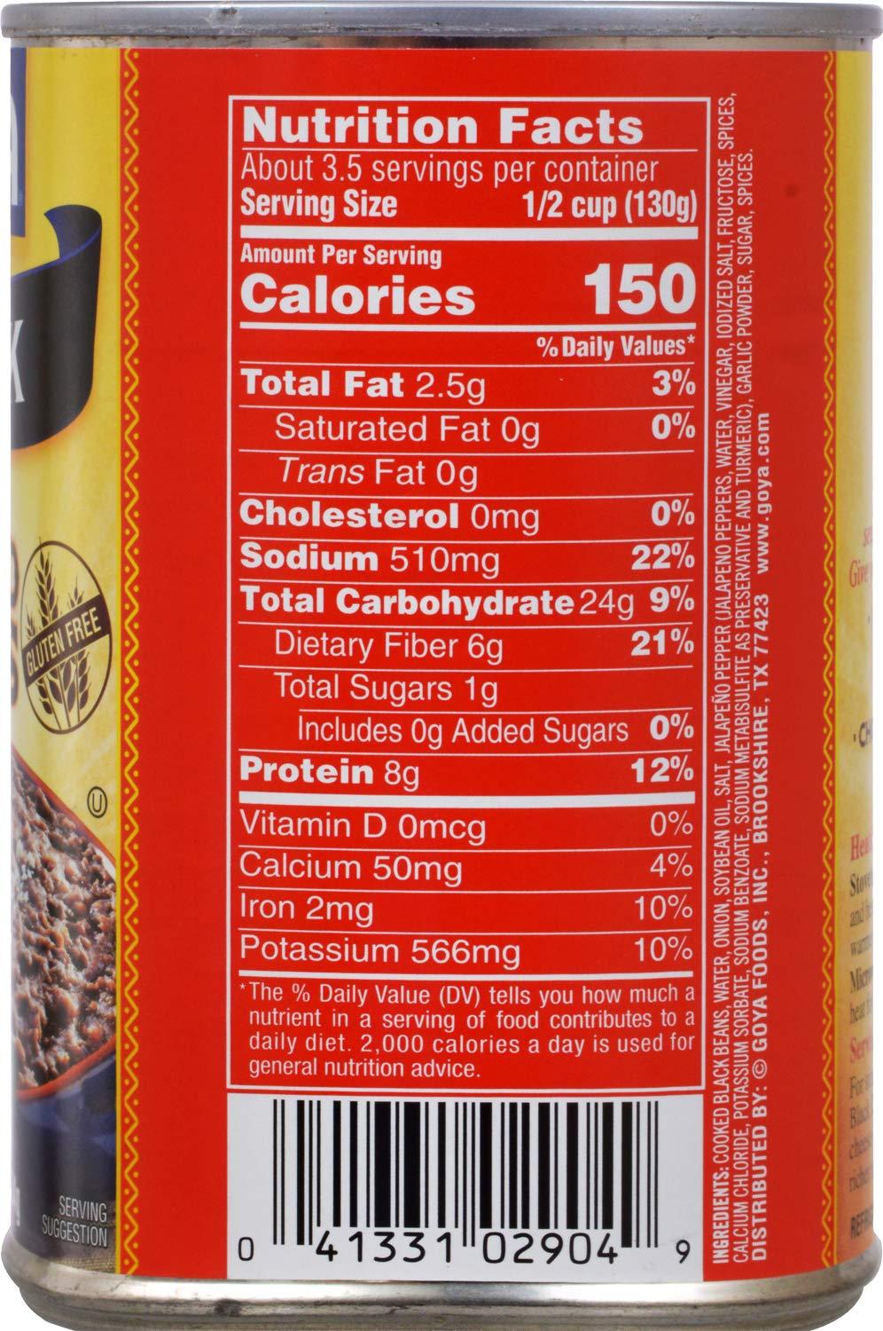 image:imageGoya Foods Refried Black Beans 16Ounce Pack of 12