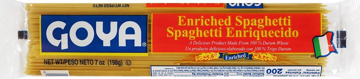 image:imageGoya Foods Spaghetti Pasta 7Ounce Pack of 20035 Ounce Pack of 20