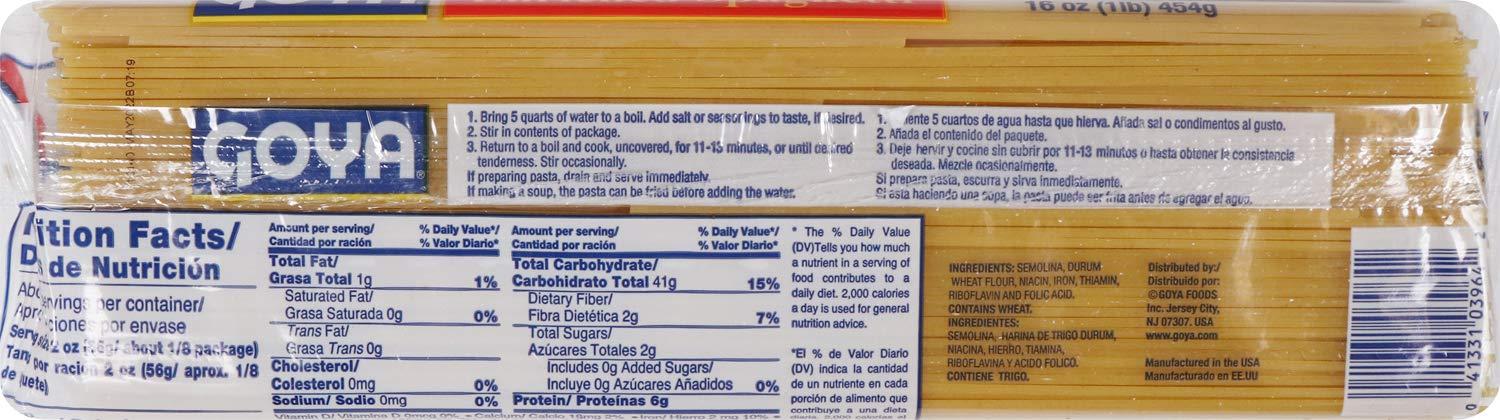 image:imageGoya Foods Spaghetti Pasta 7Ounce Pack of 2016 Ounce Pack of 20