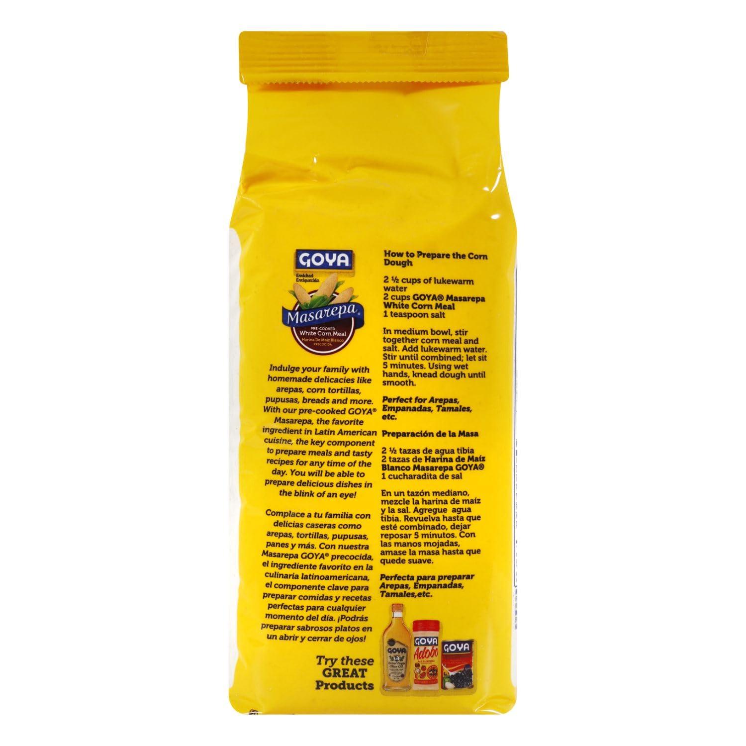 image:imageGoya Masarepa PreCooked White Corn Meal 352 Ounce Pack of 10352 Ounce Pack of 10