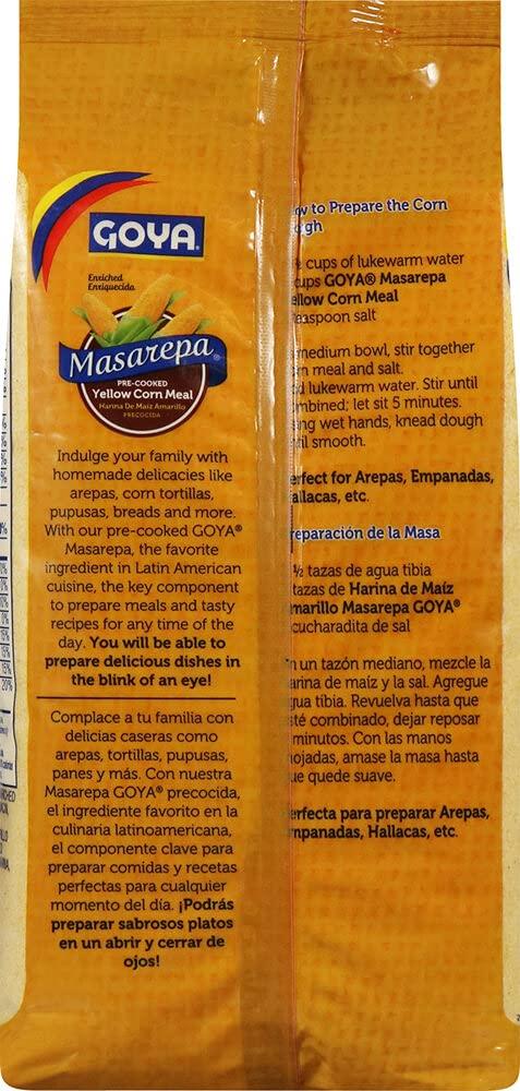 image:imageGoya Masarepa PreCooked Yellow Corn Meal 352 Ounce Pack of 10
