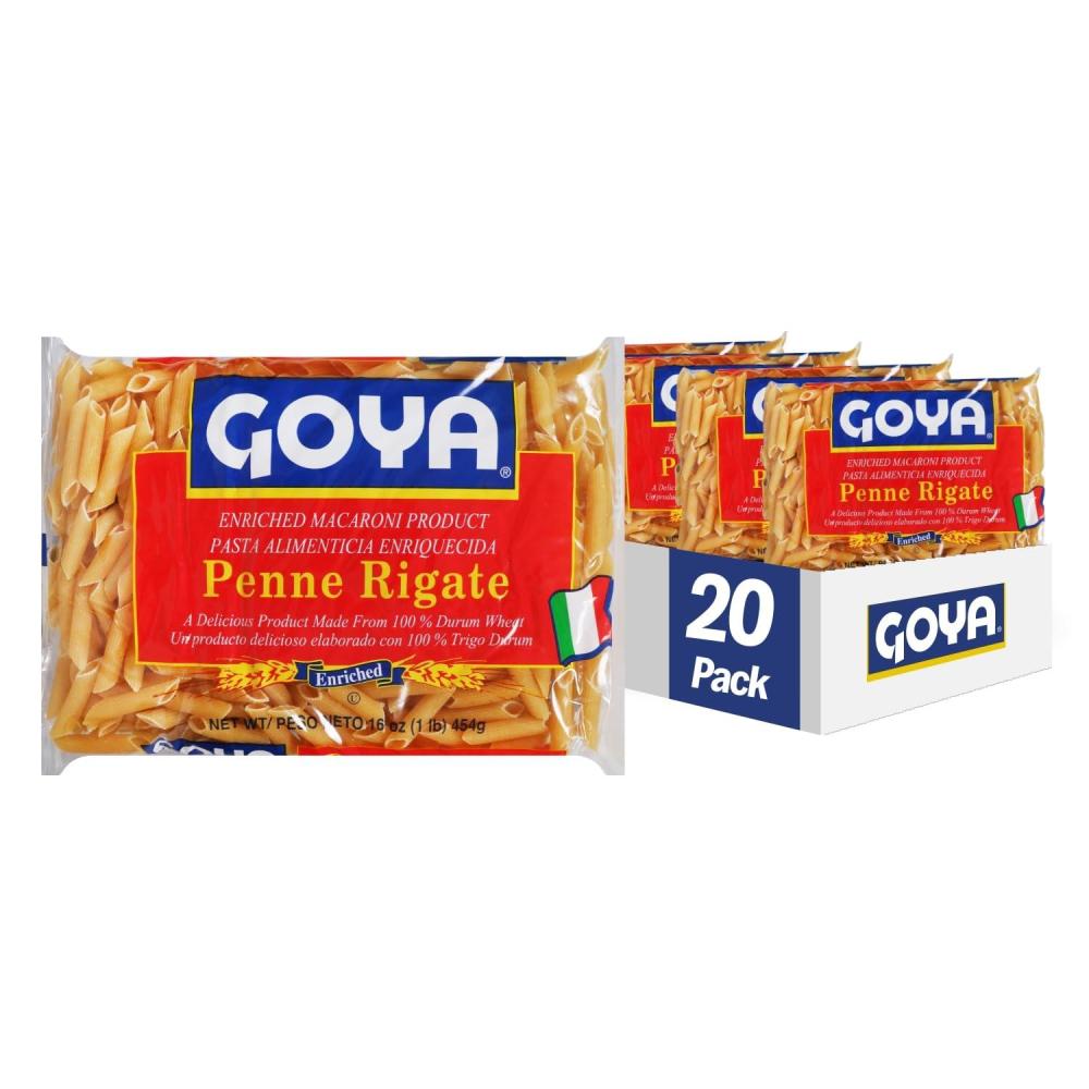 image:imageGoya Foods Penne Rigate Pasta 16Ounce Pack of 20