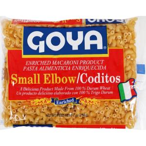image:imageGoya Small Elbow Enriched Macaroni Pasta 7 Ounce7 Ounce Pack of 1