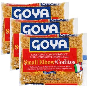 image:imageGoya Small Elbow Enriched Macaroni Pasta 7 Ounce7 Ounce Pack of 3