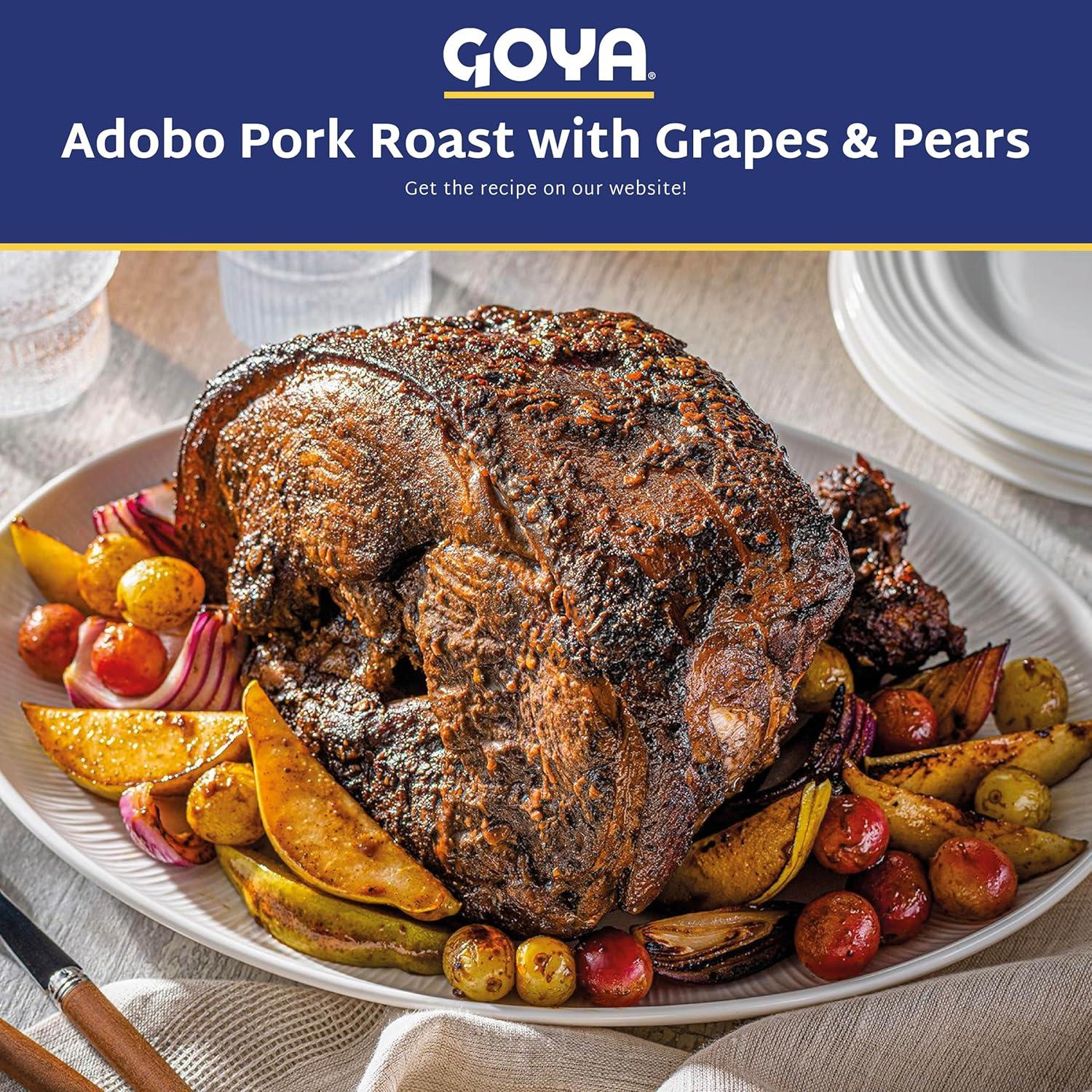 image:imageAdobo All Purpose Seasoning with Cumin by Goya Poultry Seafood Meat and Vegetable Seasoning Latin Spice Blend Mexican Seasoning 8oz BottleGarlic and Cumin