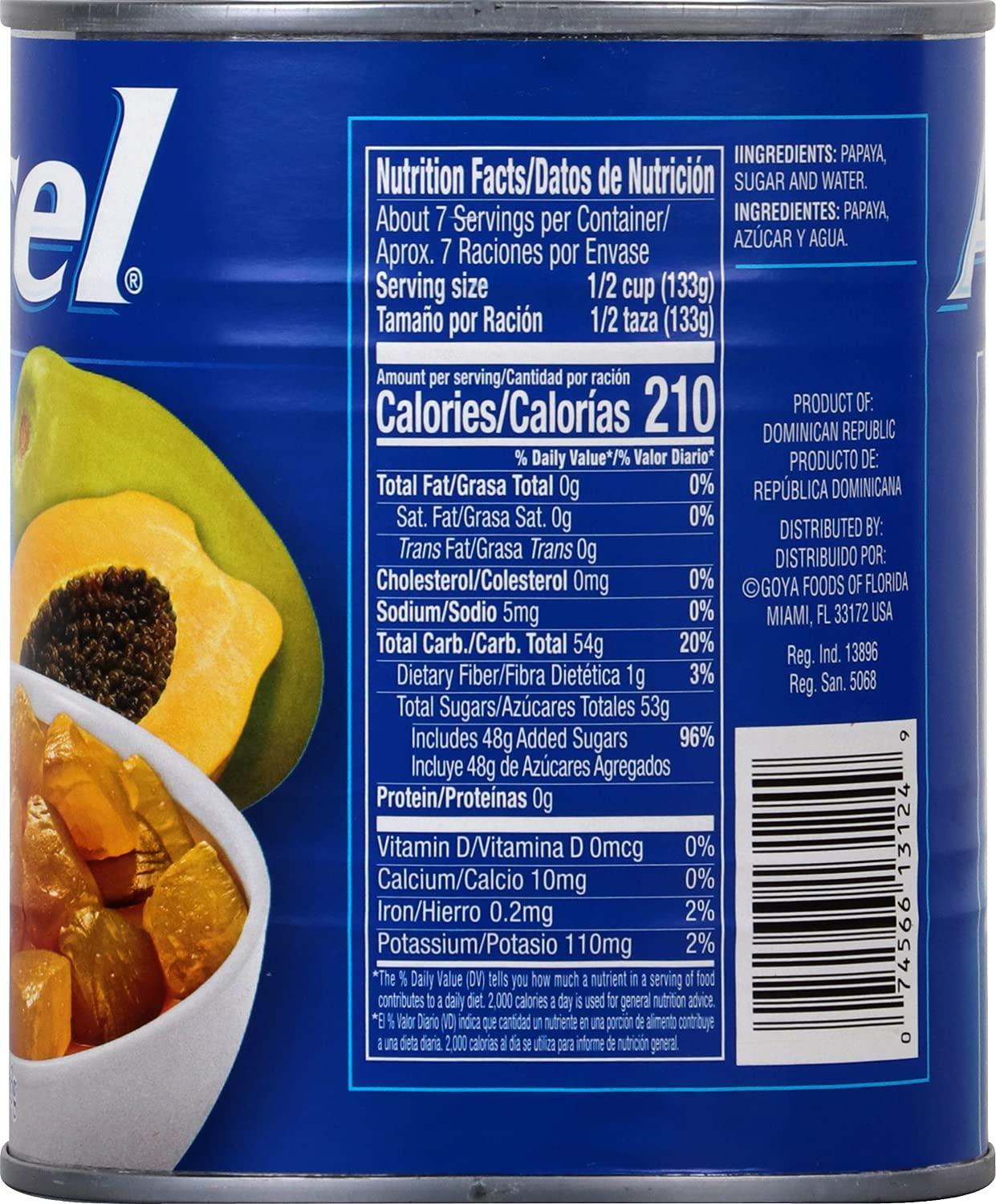 image:imageAncel Papaya Chunks 34Ounce Pack of 12