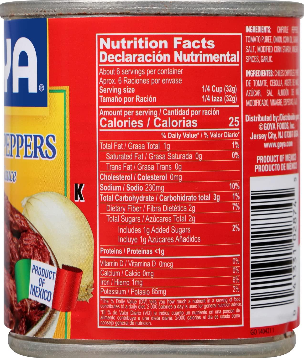 image:imageGoya Chipotle Peppers in Adobo Sauce 7 oz7 Ounce Pack of 1