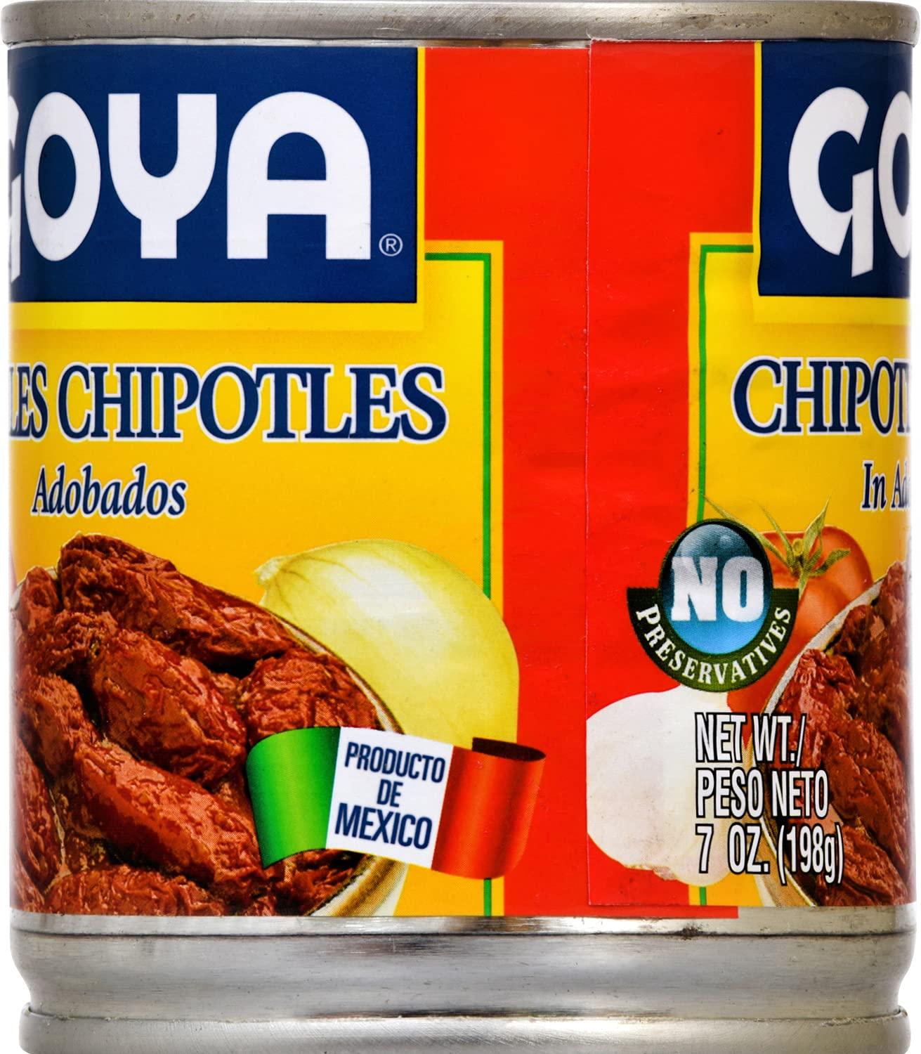 image:imageGoya Chipotle Peppers in Adobo Sauce 7 oz7 Ounce Pack of 4