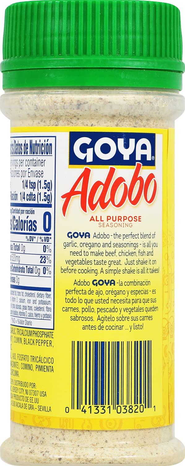 image:imageGoya Foods Adobo All Purpose Seasoning Light without Pepper 8 Ounce Pack of 24Cumin