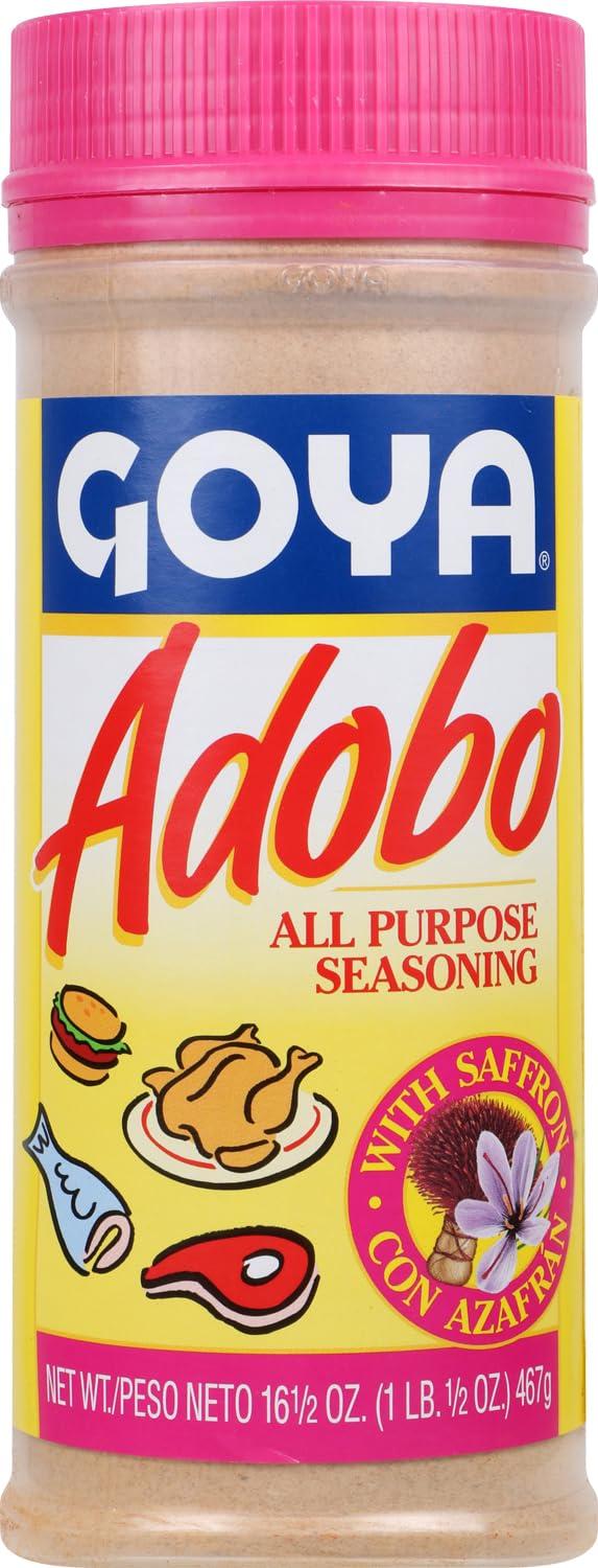image:imageGoya Foods Adobo All Purpose Seasoning Light without Pepper 8 Ounce Pack of 24Saffron