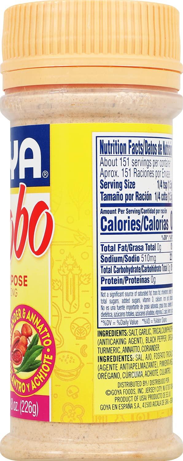 image:imageGoya Foods Adobo All Purpose Seasoning with Coriander amp Annatto 8 Ounce Pack of 24