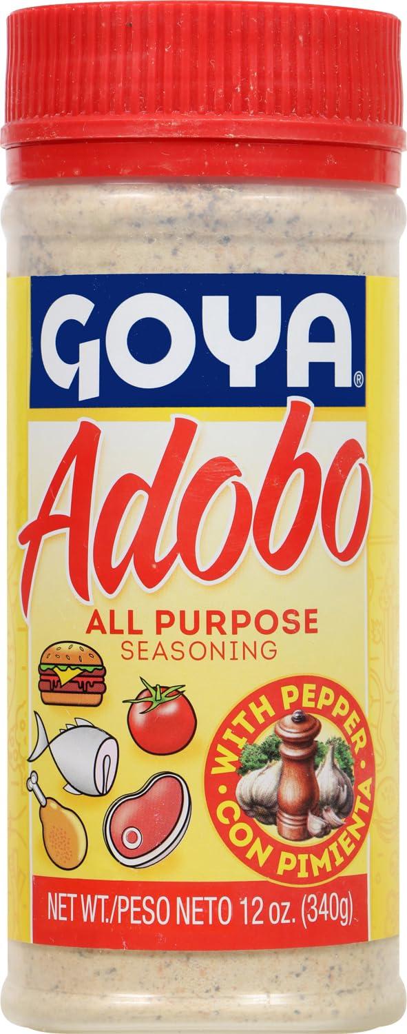 image:imageGoya Foods Adobo All Purpose Seasoning with Pepper 12Ounce Pack of 24