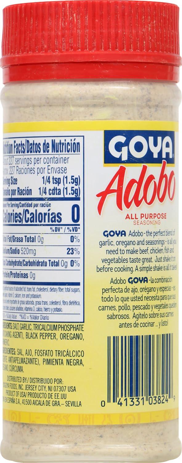 image:imageGoya Foods Adobo All Purpose Seasoning with Pepper 12Ounce Pack of 24