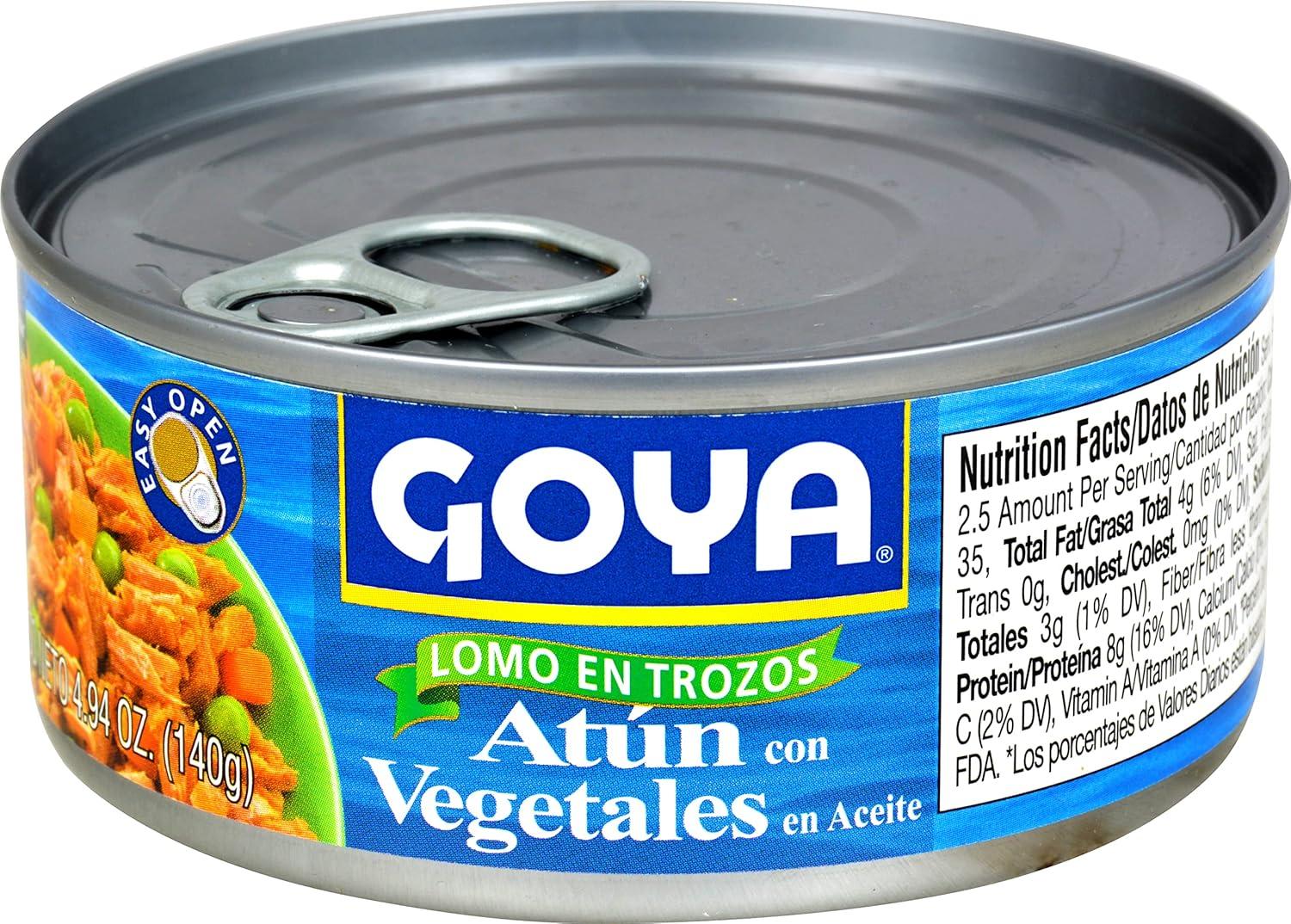 image:imageGoya Foods Chunk Light Tuna with Jalapeo Wild Caught 494 Ounce Pack of 24Vegetables