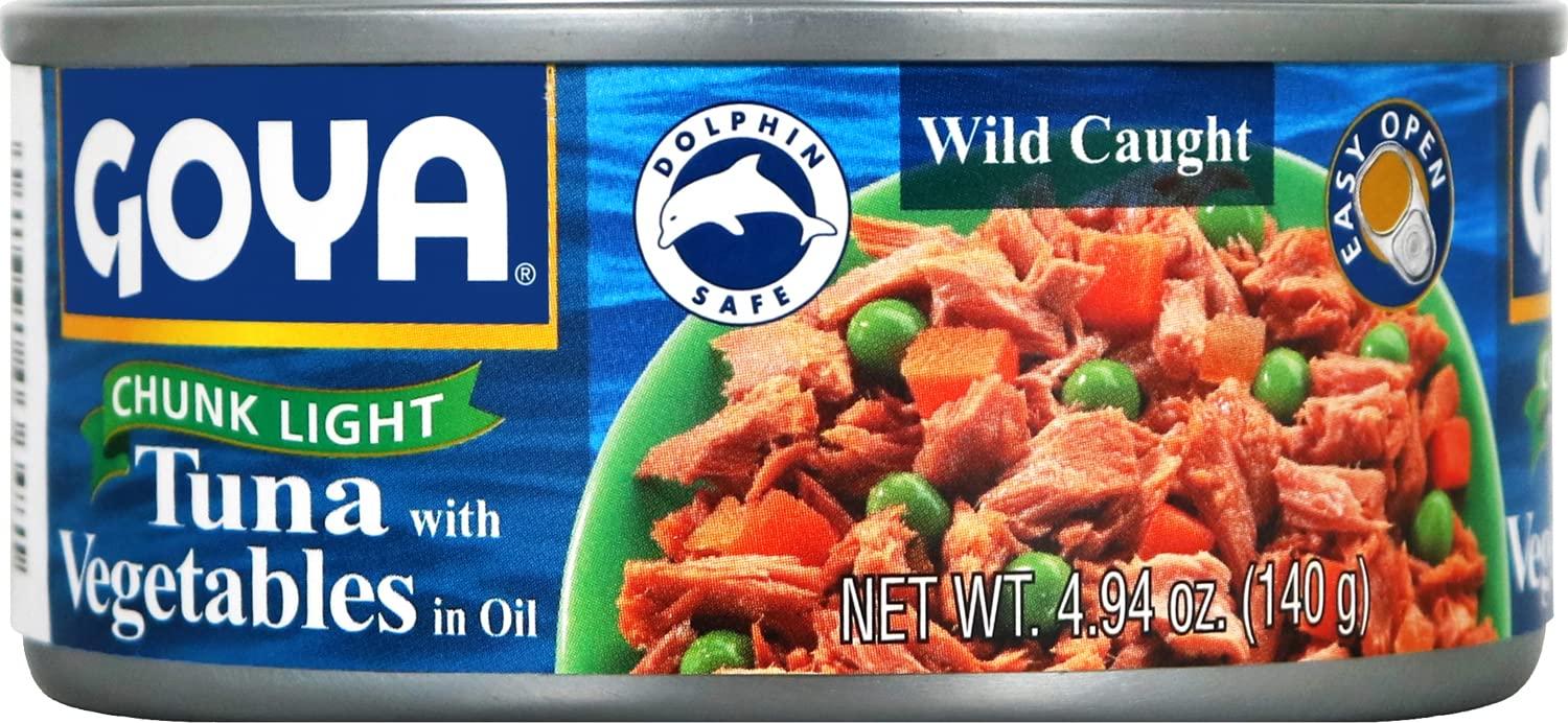 image:imageGoya Foods Chunk Light Tuna with Jalapeo Wild Caught 494 Ounce Pack of 24Vegetables