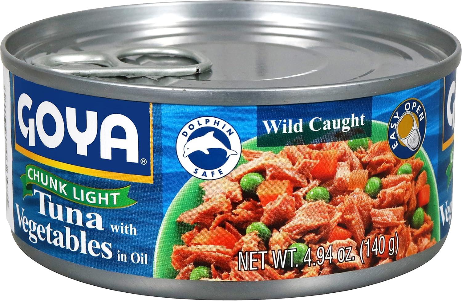 image:imageGoya Foods Chunk Light Tuna with Jalapeo Wild Caught 494 Ounce Pack of 24Vegetables