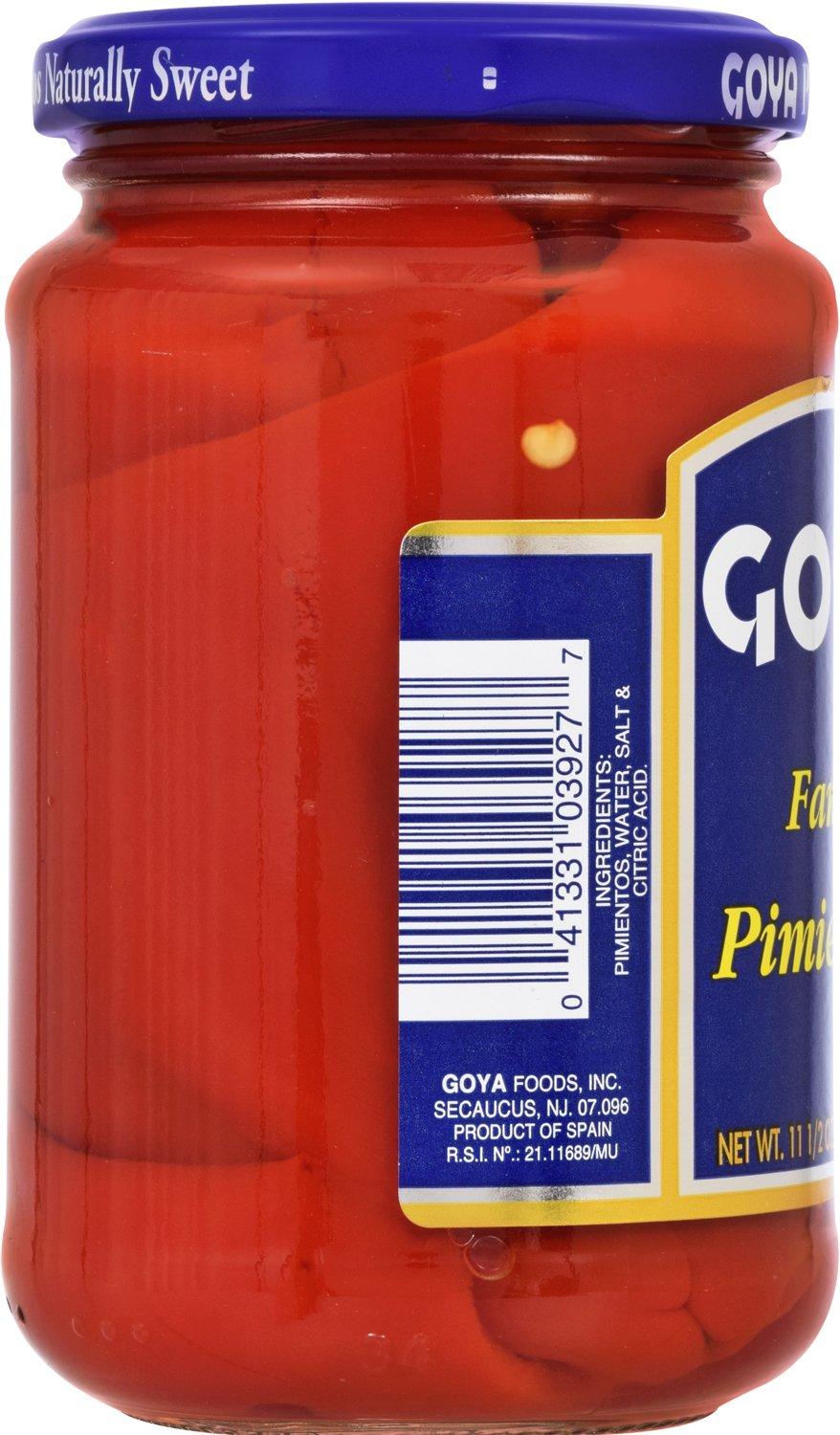 image:imageGoya Foods Fancy Red Pimientos 14 Ounce Pack of 24115Ounce