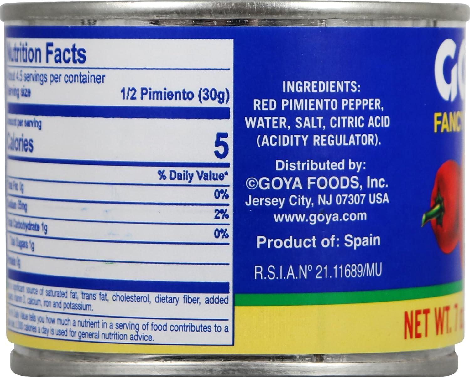 image:imageGoya Foods Fancy Red Pimientos 14 Ounce Pack of 247 Ounce
