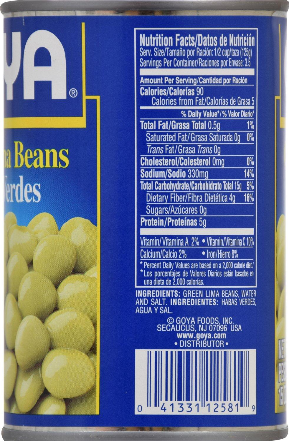 image:imageGoya Foods Green Lima Beans 15 Ounce Pack of 24