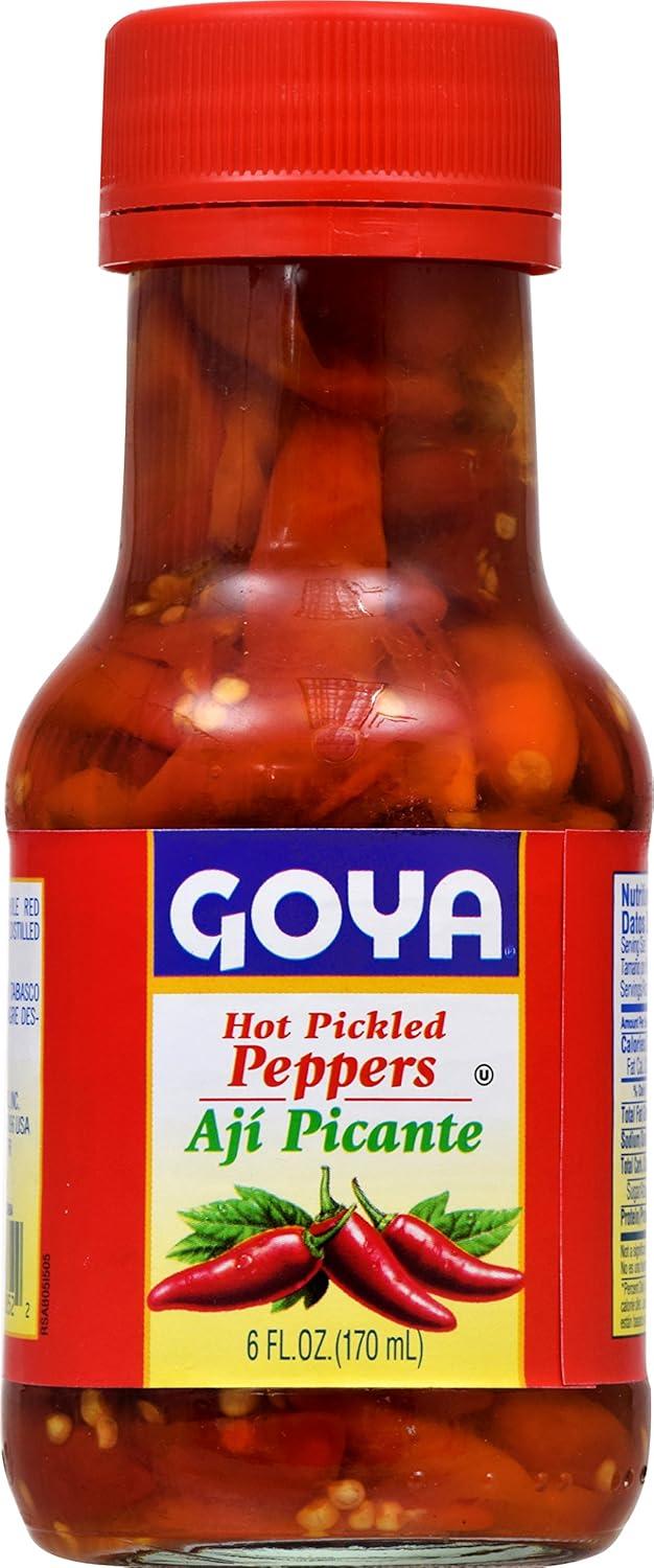 image:imageGoya Foods Hot Pickled Red Peppers 6 Ounce Pack of 12